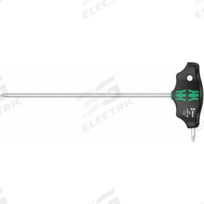WERA TORX 467 HF T-HANDLE SCREWDRIVER: 2 Tips, Torx, Std End, T20 Tip Size - T-Shaped Torx & Torx Plus Keys