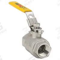 APPROVED VENDOR Manual Two-Way Ball Valve: 3/4 in, 316 Stainless Steel, Straight Valve Body, PTFE (MPN 06Q201N04034). Key specifications — Brand: APPROVED VENDOR; Handle: Locking Lever.