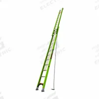 LITTLE GIANT Extension Ladder: 28 ft Ladder Size, Fiberglass, 375 lb Load Capacity, 74 lb Wt (MPN 17528-279). Key specifications — Color: Green; Brand: LITTLE GIANT; Included Features: V-Rung; Removable Fly: Fixed.