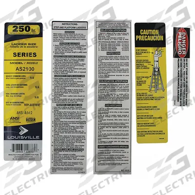 LOUISVILLE Label Kit: For 1CMR8/1CMR9/1CMT1/1CMT5 - Material Handling Parts