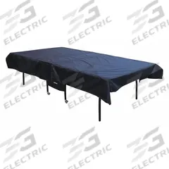 HATHAWAY Table Tennis Table Cover: 120 in Overall Lg, 85 in Overall Wd, 12 in Overall Ht, Black (MPN BG2309). Key specifications — Material: PVC.