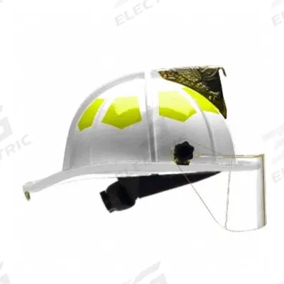 BULLARD Fire Helmet: White, Fiberglass