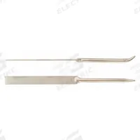 AMPCO Scraper: Bld. Mat. Nickel Aluminum Bronze, Hdl. Mat. Nickel Aluminum Bronze, Stiff (MPN K-50). Key specifications — attr1004902: AMPCO; attr1012057: Full; attr1014703: Nonsparking Metal; attr1017570: Standard End; attr1029655: Straight; attr1034073: Bevel/ Offset.