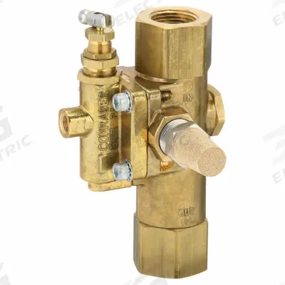 CONRADER Piloted Unloader Check Valve: 1/8 in Inlet Size, 3/4 in Outlet Size - Piloted Unloader Valves for Air Compressors