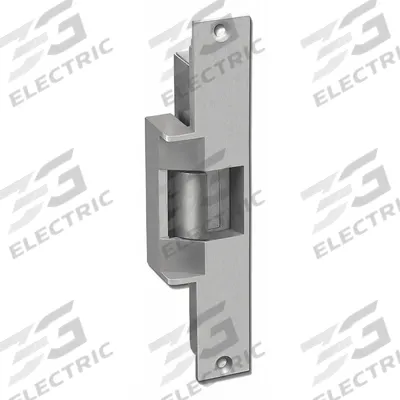 HES Electric Door Strike: 1 3/8 in Wd, 9 in Ht, Cylindrical/Mortise - Combination Cylindrical & Mortise Electric Strikes