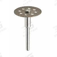 DREMEL Cutting Wheel: 7/8 in Wheel Dia, 0.02 in Wheel Thick, Diamond, Std Screw, Unmounted (MPN 545). Key specifications — attr1097403: Diamond; attr1097412: DREMEL.