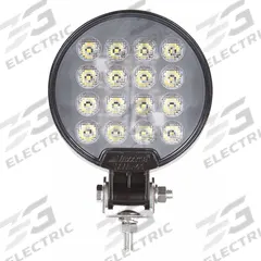 MAXXIMA Vehicle Work Light: Round, Flood, LED, Bolt/Bracket, Blunt Cut Wires, Universal, Black (MPN MWL-41). Key specifications — Housing Color: Black; Brand: MAXXIMA; Mount Type: Bolt; Electrical Connection: Blunt Cut Wires; Installation Type: Permanent.