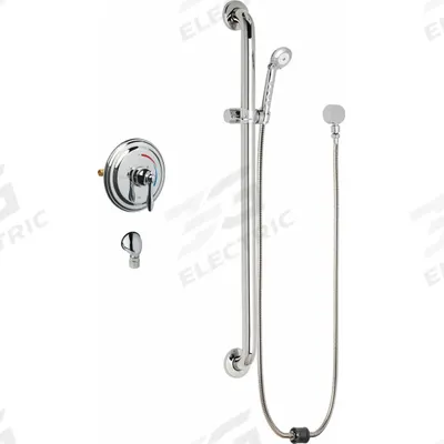 CHICAGO FAUCETS Shower Faucet: SH-TP, 2.5 gpm Handheld Showerhead Flow Rate, Plastic - Shower Faucets with Hand-Held Showerheads