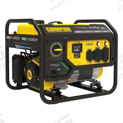 CHAMPION POWER EQUIPMENT Portable Generator: Conventional, Gasoline/Propane, 3,650 W Running - Inverter Generators