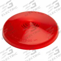GROTE Replacement Lens: Round, Tail Light, 1 1/16 in Wd - Vehicle Lighting, Acrylic, Red (MPN 90232). Key specifications — Material: Acrylic; Compatible Light Type: Tail Light; Brand: GROTE.