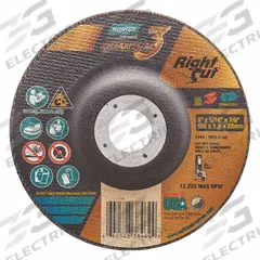 NORTON Depressed Center Cut-Off Wheel: Type 27, 5" x 1/16" x 7/8", Ceramic, 36 Grit (MPN 66252838464). Key specifications — Series: Quantum 3 RightCut; Brand: NORTON.