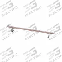 WEATHER GUARD Van Roof Rack: Aluminum, 8 in Overall Ht, 8 in Overall Lg, 70 in Overall Wd, White (MPN 233-3-03). Key specifications — Material: Aluminum; Finish: Powder-Coated; Brand: WEATHER GUARD; Color: White.