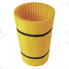 SENTRY Column Protector: 24 in, 24 in, 24 in, Round, 24 in Compatible Column Dia, 48 in Overall Ht (MPN CW0244-48KIT). Key specifications — Color: Yellow; Minimum Compatible Column Length: 24 in; Brand: SENTRY; Material: EVA Polyethylene.
