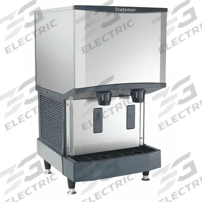 SCOTSMAN Ice Maker: Nugget, 500 lb Ice per Day, Air Cooled, 35 in Ht, 21 1/4 in Wd - Combination Ice Machines & Dispensers