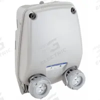 Emergency Light: 6.6 W Lamp Watt, 11 W Emergency Watt, 120 to 347V AC, 2 Lamp Heads, Plastic, Gray (MPN INDL SP640L UVOLT LTP SDRT). Key specifications — Input Voltage: 120 to 347V AC; Housing Material: Plastic; Mounting Type: Surface; Housing Color: Gray; Lighting Technology: LED; CA Title 20 Compliant: Yes; Environmental Rating: Wet Location Rated; IP Rating: Not Rated.