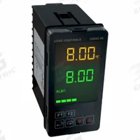 DWYER Temperature Controller: 8G, 1/8 DIN Size, RTD/Thermocouple, 100 to 240V AC, 32°F to 122