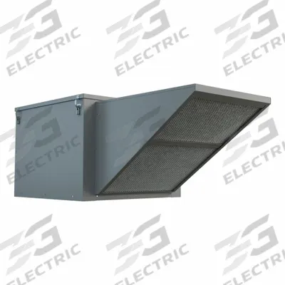 CANARM Centrifugal Roof Supply Fan: 11 9/16 in Wheel, 2,050 cfm, 1/2 in wc Max. - Belt-Drive Filtered Supply Fans with Drive