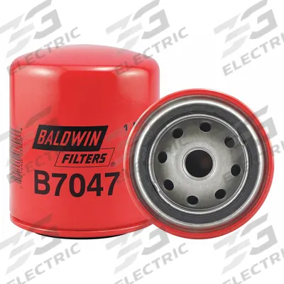 BALDWIN FILTERS Oil Filter: B7047, 3/4"-16 Thread Size, 4 1/2 in Overall Ht - Spin-On Oil Filters