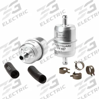 FLEETGUARD Automotive Fuel Filter: 12 in Overall Lg, BMW/Pontiac - In-Line Fuel Filters