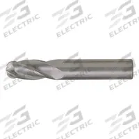 CLEVELAND Ball End Mill: Carbide, 4 Flute, 1/2" Mill Dia, 1-1/2" LOC, 6" OAL (MPN C63563)