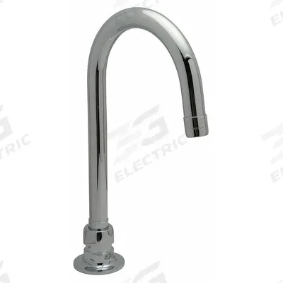 ZURN Spout: AquaSpec, Spout, Gooseneck, Rigid/Swivel Spout, Brass, Chrome, 2.2 gpm Flow Rate - Gooseneck Faucet Spouts