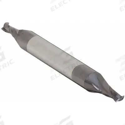 APPROVED VENDOR Square End Mill: Carbide, AlTiN Coated, Double End, 2 Flute - Double-End Carbide Square End Mills