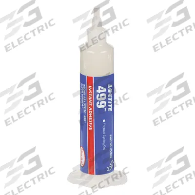 LOCTITE Instant Adhesive: 499, Plastics, 0.35 fl oz, Syringe, Clear, Thick Liquid - Instant Adhesives for Plastics