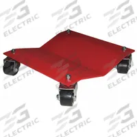 Single Auto Dolly: Heavy Duty, 2,500 lb Lifting Capacity, 16 in x 16 in x 4 in, Steel (MPN M998036-i). Key specifications — Type: Heavy Duty; Dimensions: 16 in x 16 in x 4 in; Tire Size: 1-5/8 in x 2-1/2 in; Frame Material: Steel; Brand: AUTO DOLLY.