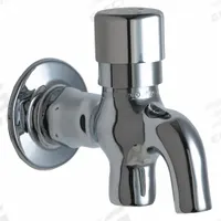 CHICAGO FAUCETS Glass Filler: 324, Single-Post, Brass, Polished Chrome, 1.6 gpm Flow Rate, Laminar (MPN 324-ABCP). Key specifications — Brand: CHICAGO FAUCETS; Body Material: Brass; Spout Shape: Arc; Inlet Connection Type: NPT.