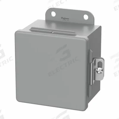 HOFFMAN Enclosure: Steel, 10 in x 8 in x 6 in, NEMA 12/13, Solid Cover - Steel Dust-Tight Enclosures
