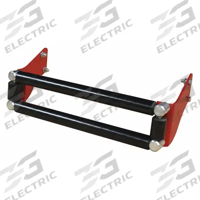 REELCRAFT Roller Guide: For 30000 Reel Series, Plastic, Red, Steel, For 12 in Reel Wd - 4-Way Bottom Roller Guide Assemblies for Hose Reels