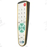 CLEAN REMOTE Remote Control: Universal, CR3BCB-H, Healthcare TVs, Black/White, 1 in Overall Dp. Key specifications — Manufacturer Part Number: CR3BCB-H; Brand: CLEAN REMOTE; Color: Black/White; For Use With: Healthcare TVs; Compatible With_Broad: Universal; Remote Features - Broad: Cleanable.