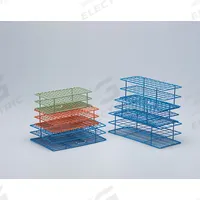 Tube Rack: 5 1/8 in Overall Wd, 2 1/2 in Overall Ht, Steel, Blue, (72) Places, 72 Compartments (MPN F18757-0001). Key specifications — Material: Steel; Mounting Location: Benchtop; Color: Blue; Product Type: Test Tube Rack; Total Holding Capacity: (72) Places; Brand: SP SCIENCEWARE.