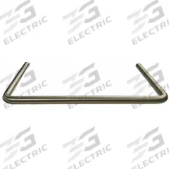 MONROE PMP Pull Handle: Threaded Holes, Stainless Steel, Silver, #4-40 Screw Size, 0.16 in (MPN PH-0125). Key specifications — Brand: MONROE PMP; Projection Type: Non-Recessed; Material: Stainless Steel; Finish: Dull; Color: Silver; Folding Type: Fixed; Mounting Type: Threaded Holes; Screw Size: #4-40.
