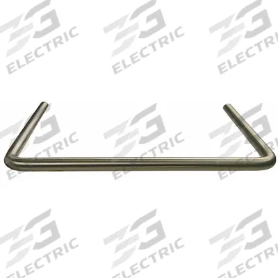 MONROE PMP Pull Handle: Threaded Holes, Stainless Steel, Silver, #4-40 Screw Size - Standard Pull Handles
