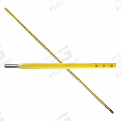 THERMCO Liquid-in-Glass Thermometer: -8°C to 32°C, Full Immersion, +/-0.1°C - Tank-Gauging Liquid-in-Glass Thermometers with Cup