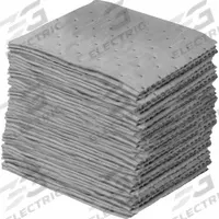 BRADY SPC ABSORBENTS Sorbent Pad: 19 7/8 oz Volume Absorbed Per Pad, Polypropylene, Gray, 200 PK (MPN SRP200). Key specifications — Brand: BRADY SPC ABSORBENTS; Perforated: Not Perforated; Material: Polypropylene.