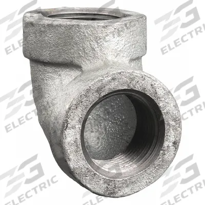 APPROVED VENDOR Metal Pipe Elbow: 90° Elbow, 3/4 in x 3/4 in, Malleable Iron (MPN 1LBG8) - Medium-Pressure Threaded Pipe Fittings