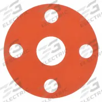 Full Face Flange Gasket: Class 150, Silicone, For 1 1/2 in Pipe, 1/8 in Thick, 1 7/8 in Inside Dia (MPN 4CYW7). Key specifications — Brand: APPROVED VENDOR.
