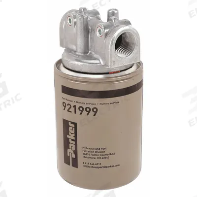 Parker Hydraulic Spin-on Filter: 20 gpm Max. Flow, 150 psi Max. Pressure - Single Head Return Line Hydraulic Filters