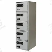 HALLOWELL Cell Phone Locker: 9 in x 12 in x 30 1/2 in, 5 Tiers, 1 Units Wide, 5 Lockers, Steel, Gray (MPN UCTL192(30)-5A-E-PL). Key specifications — Mounting Style: Surface; Brand: HALLOWELL; Handle Type: None; Locker Color: Gray; Mounting Location: Wall-Mount; Includes Number Plates: Yes; Locker Material: Steel; Frame Assembled: Assembled.