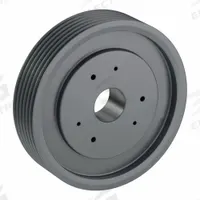APPROVED VENDOR V-Belt Pulley: 5V1870, 6 Groove, 18.7 in OD, Bushed Bore, F, For 5V/5VX Belt Section (MPN 65V1870F). Key specifications — Pulley Industry Number: 5V1870; Pitch Diameter: 18.7 in (5V); For Belt Section (broad, with similar types): 5V or 5VX.