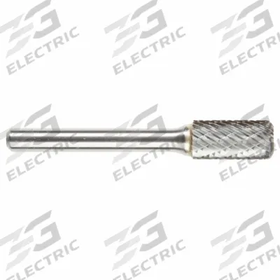 SGS PRO Carbide Bur: Cylinder, SA-3CR, Double Cut, 3/8" x 3/4" Head - Corner Radius Double-Cut Cylinder Burs