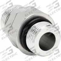 PARKER Metal Pipe Straight: Union, Steel, 1 1/4 in x 1 1/4 in, Male Threaded x Male SAE Threaded (MPN 20 F5OHAO-S). Key specifications — Brand: PARKER; Maximum Operating Pressure: 4,000 psi; Connector Type: Adapter; (DO NOT SEND) Manufacturer Location: Globally Sourced; Fitting Pipe Size: 1-1/4 in x 1-1/4 in.