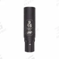 INGERSOLL RAND Impact Socket: SAE, 9/16 in Socket Size, 6-Point, Deep, 2 61/64 in Overall Lg (MPN DXS2SH916L). Key specifications — attr1215501: INGERSOLL RAND; attr1215515: Manganese Phosphate; attr1215518: 9/16 in.