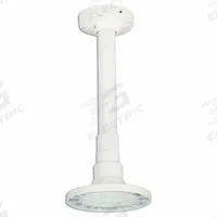 SPECO TECHNOLOGIES Camera Pendant Mount: Bracket/Screws, Ceiling, Waterproof, White, INTPMW. Key specifications — Mount Type: Bracket; Compatible Surveillance Equipment: IP Camera; Color: White; Includes Mounting Hardware: Yes; Mounting Location: Ceiling; Resistance Properties: Waterproof; Compatible with Grainger Part Number: 806K55; Brand: SPECO TECHNOLOGIES.