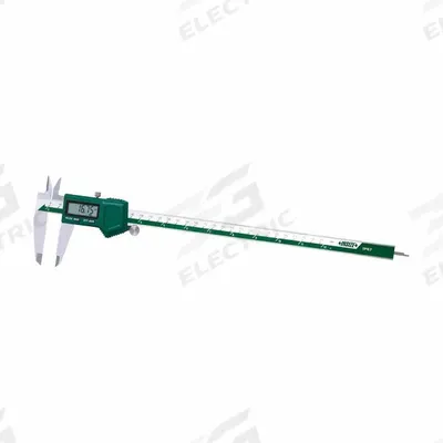 INSIZE 4-Way Digital Caliper: 0 in to 12 in /0 mm to 300 mm, IP67, Inch/Metric - Digital Calipers without SPC Output for Harsh Environments