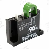 ATC DIVERSIFIED ELECTRONICS Current Sensor Relay: Surface Mounted, 200 A Current Rating, Overcurrent (MPN CMG0101). Key specifications — Series: CMG-0101 Series; Electrical Connection: Quick Disconnect Terminal; Monitored Parameters: Overcurrent; Mounting Style: Surface; Trip Point: 2 A; Brand: ATC DIVERSIFIED ELECTRONICS.