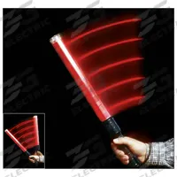 EMI LED Traffic Baton: LED Traffic Baton, 72 hr Max Run Time - Steady Light, Wrist Strap, Red, Red (MPN 2000). Key specifications — Product Type: LED Traffic Baton; Brand: EMI; Power Source: (2) Batteries; Includes: Wrist Strap; Light Color: Red.