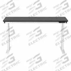 VERSADESK Electric Sit-Stand Desk: Black, Wood, 60 in Overall Wd, 24 in Overall Dp, Laminate/Steel (MPN VT1076024-03-01). Key specifications — attr989930: White; attr989931: Steel; attr989903: VERSADESK; attr989914: Black; attr989916: Wood.